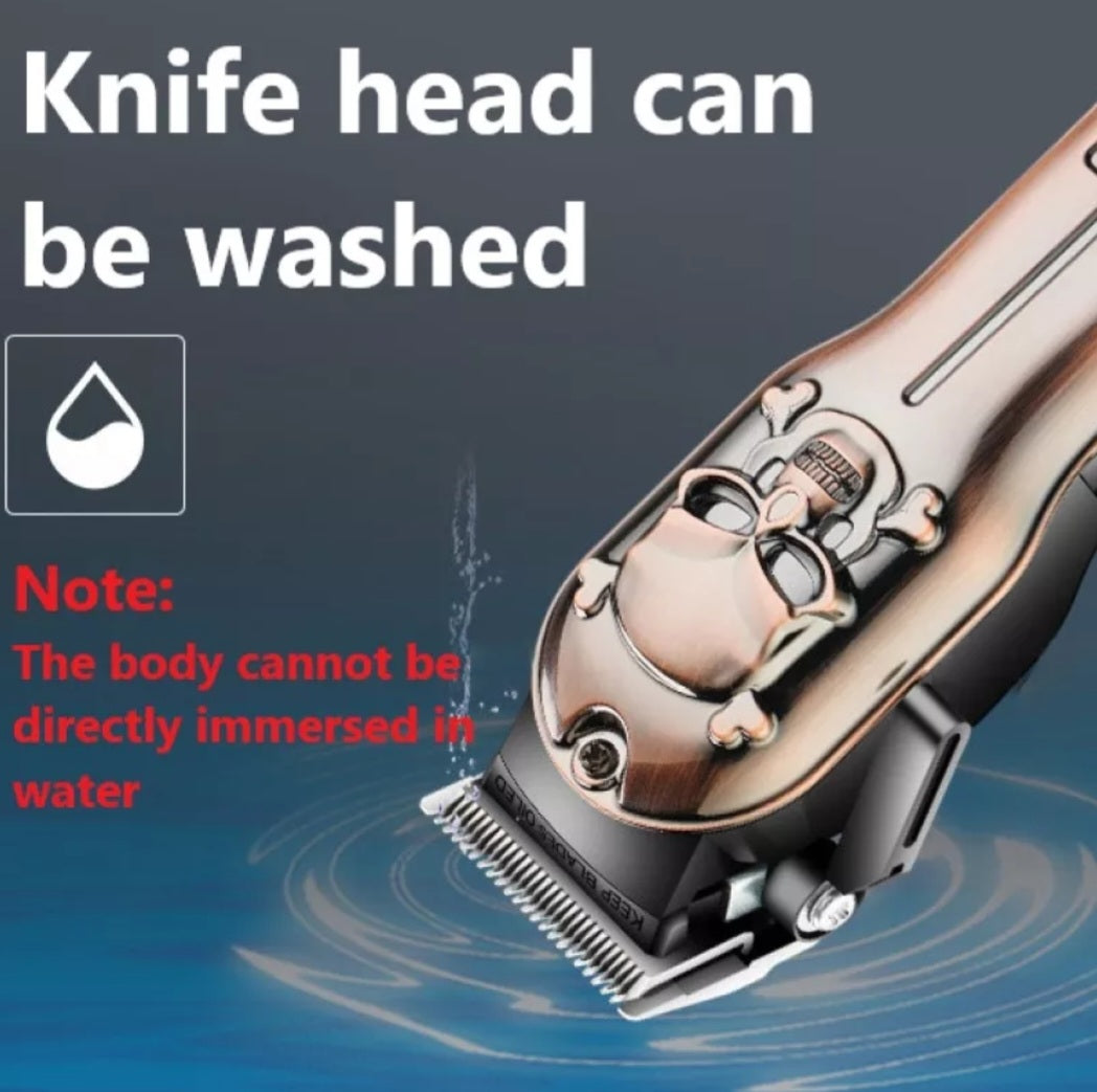 LCD Diaplay Haircut Adjustable Beard Trimming Grooming Machine for Men image 5