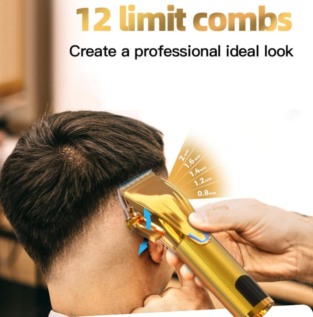 Professional Hair Clippers for Men Trimmer Cordless Barber Grooming Kit image 7