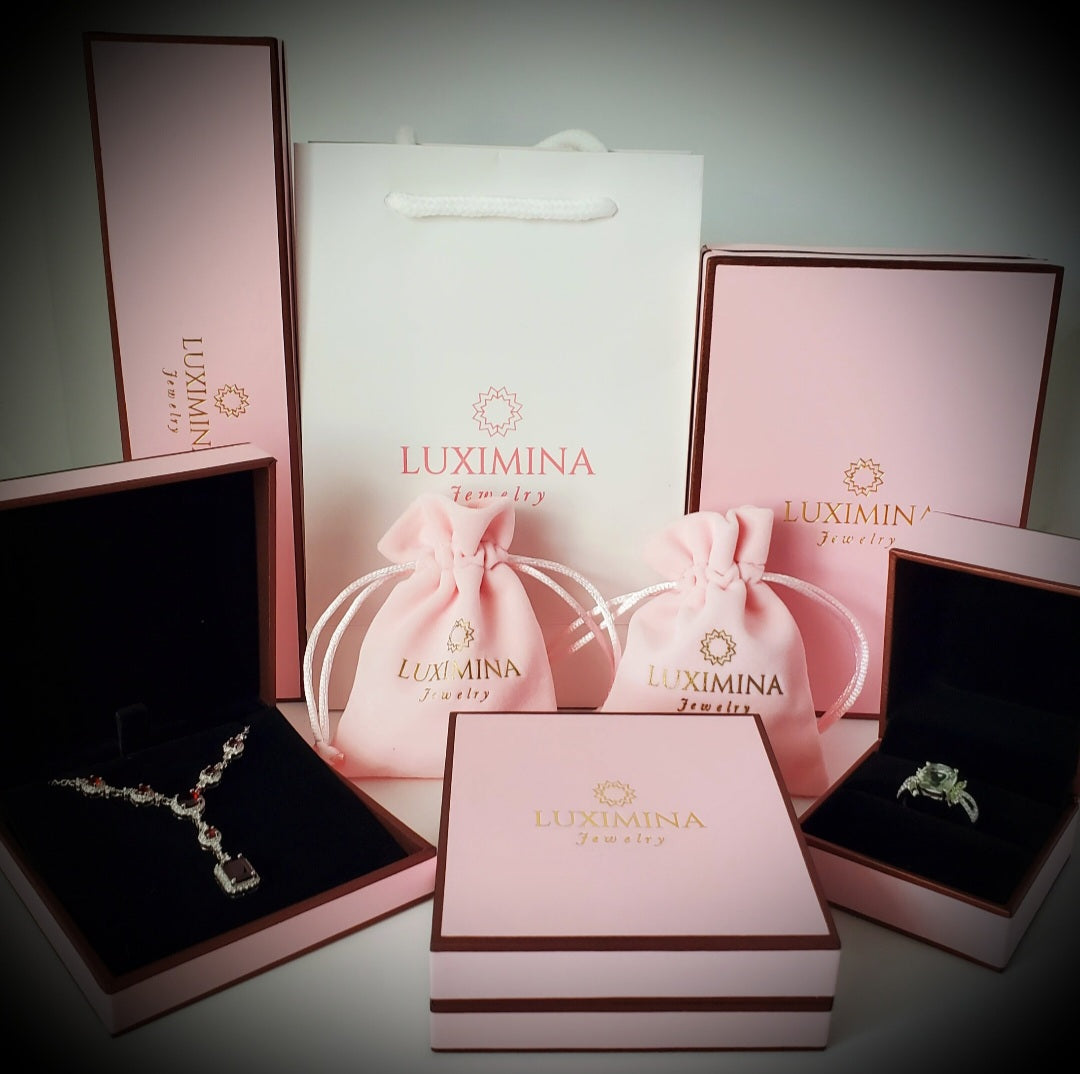 Luximina Rainbow Mystic Quartz Gemstone Necklace Ring Sterling Silver image 6