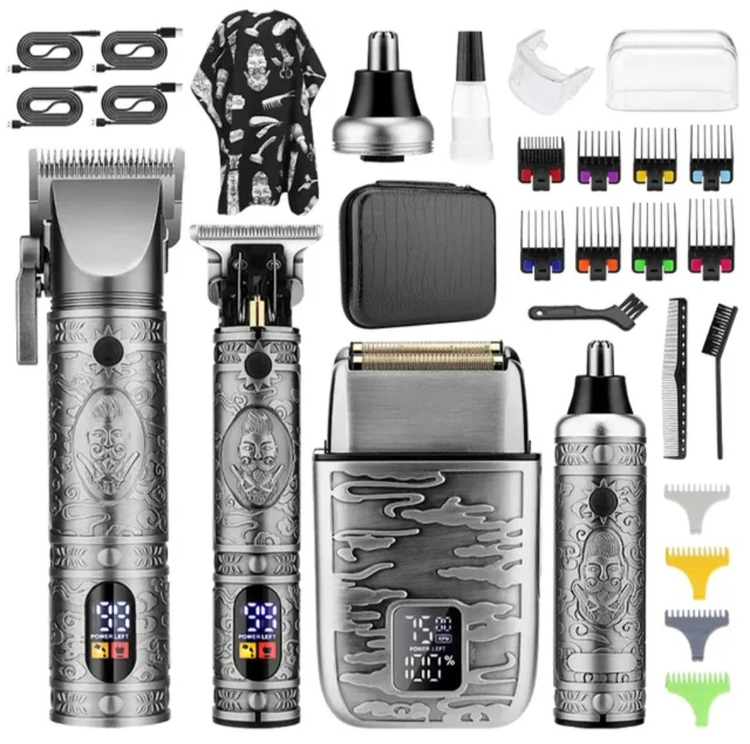 Professional Hair Clippers & Razors Electric Shaver Haircut Grooming Kit image 1