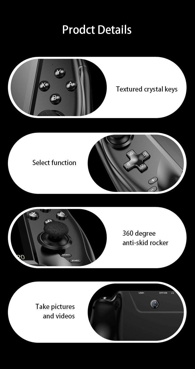 Portable Retro Handheld Video Game Console Built-in 3000 Games 7.0 Inch   image 10