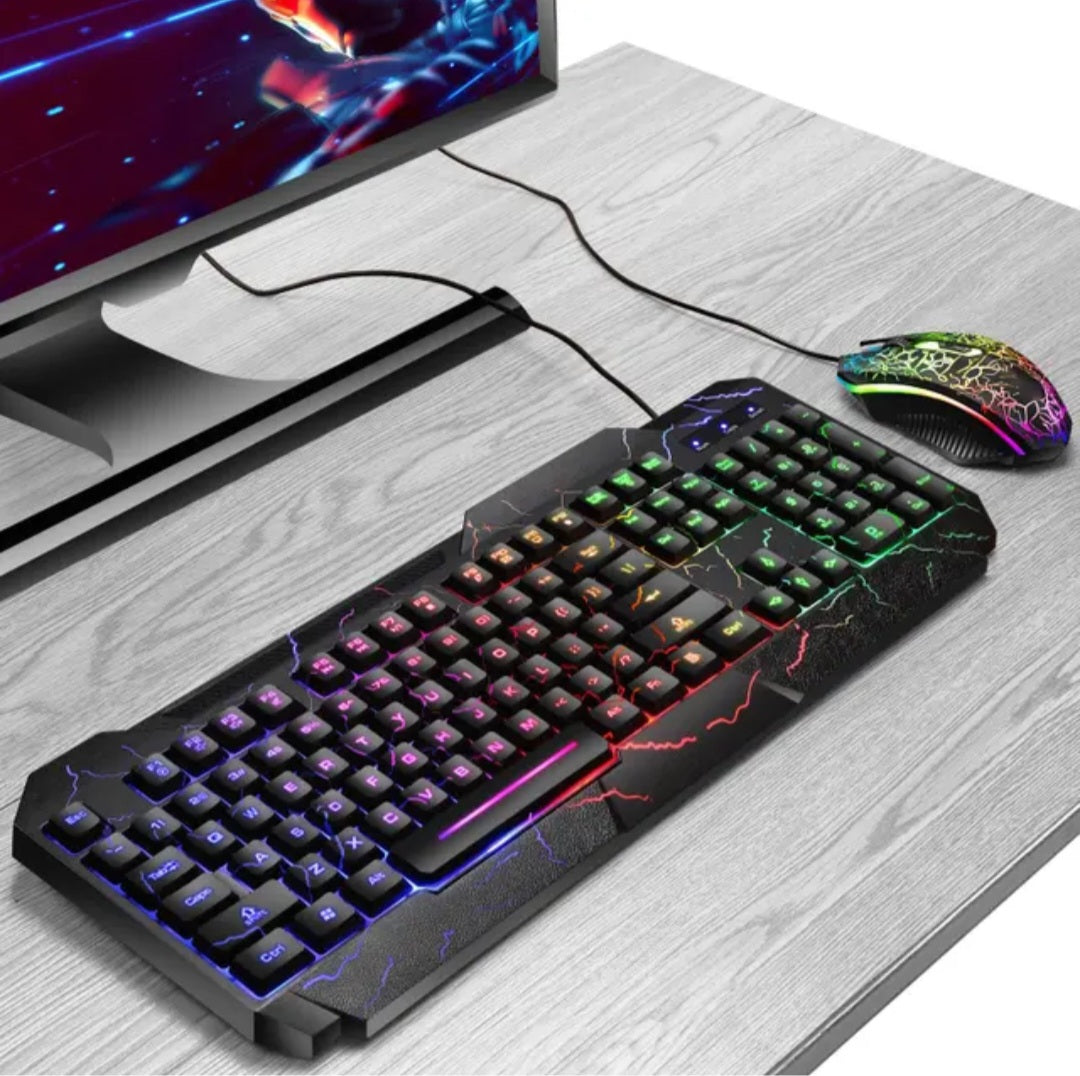 Backlight Gaming  Keyboard PC Mouse Combo image 1