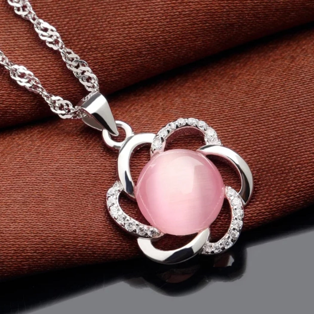 Opal Windmill Pendant Necklace Sterling Silver

 image 5