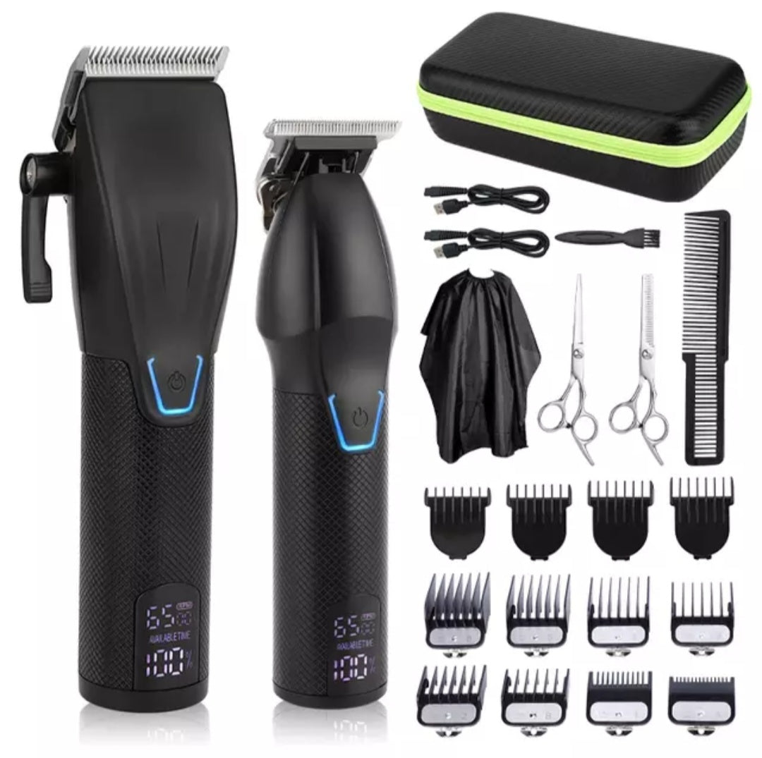 Professional Hair Clippers for Men Trimmer  Cordless Barber Grooming Kit  image 1