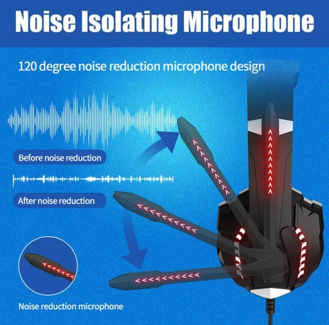 G9000 Pro Gaming Headphones 7.1 Surround Sound Noise Canceling Mic image 7