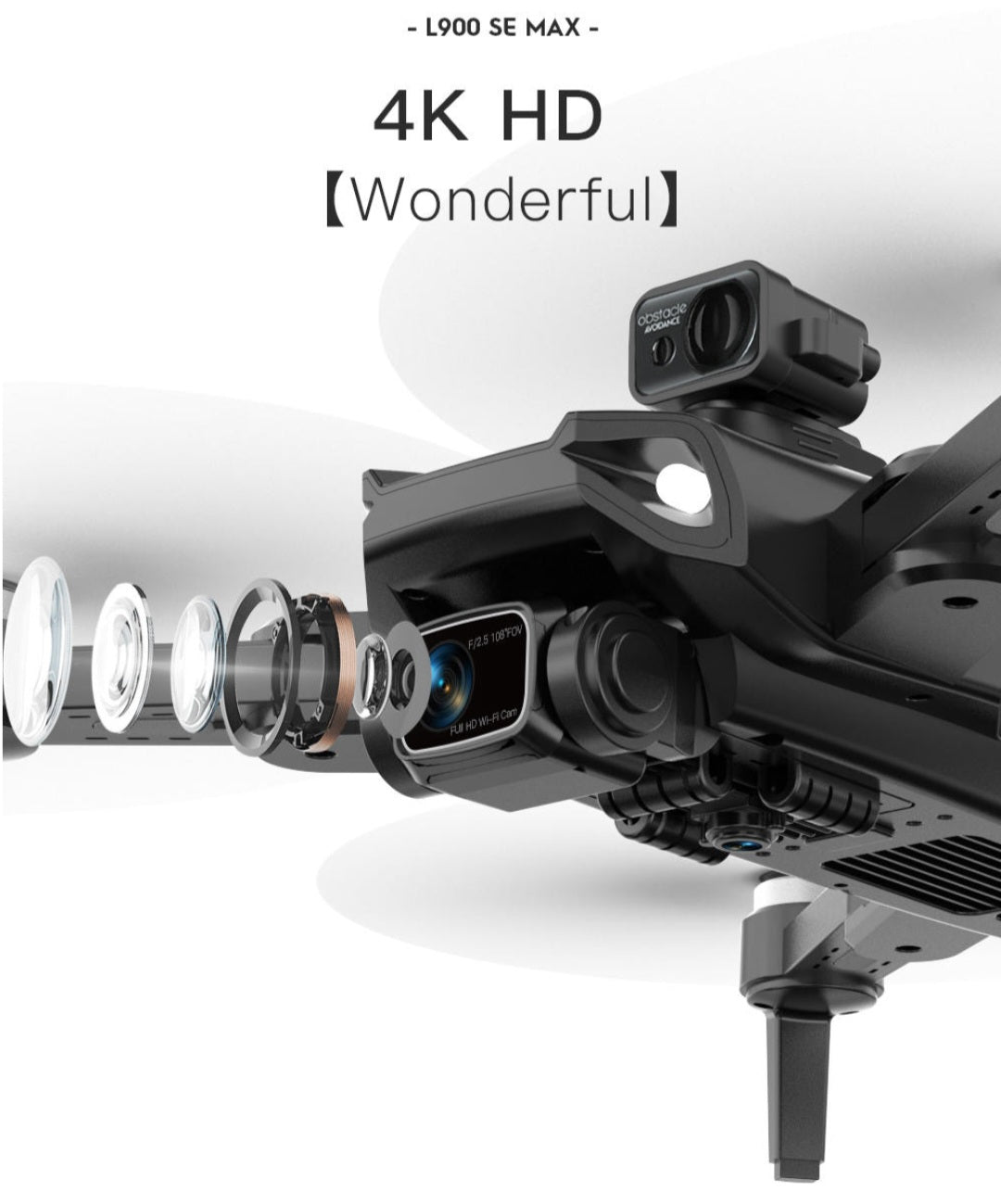 L900 Max Long Range Brushless GPS 2.4G FPV Selfie Drone Gift  image 3