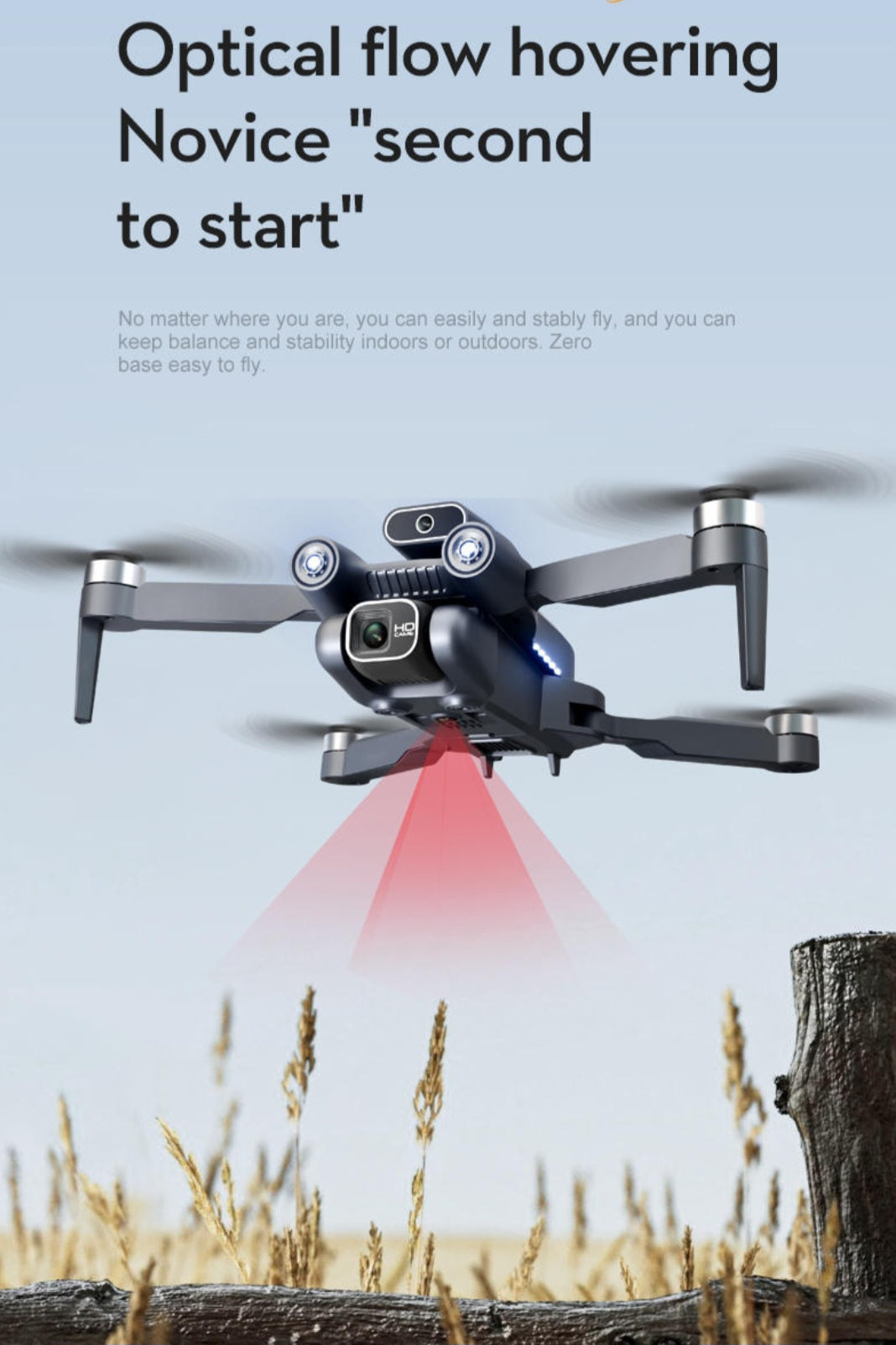 S1S Foldable Drone Brushless Motor Obstacle Avoidence Drone Gift image 2