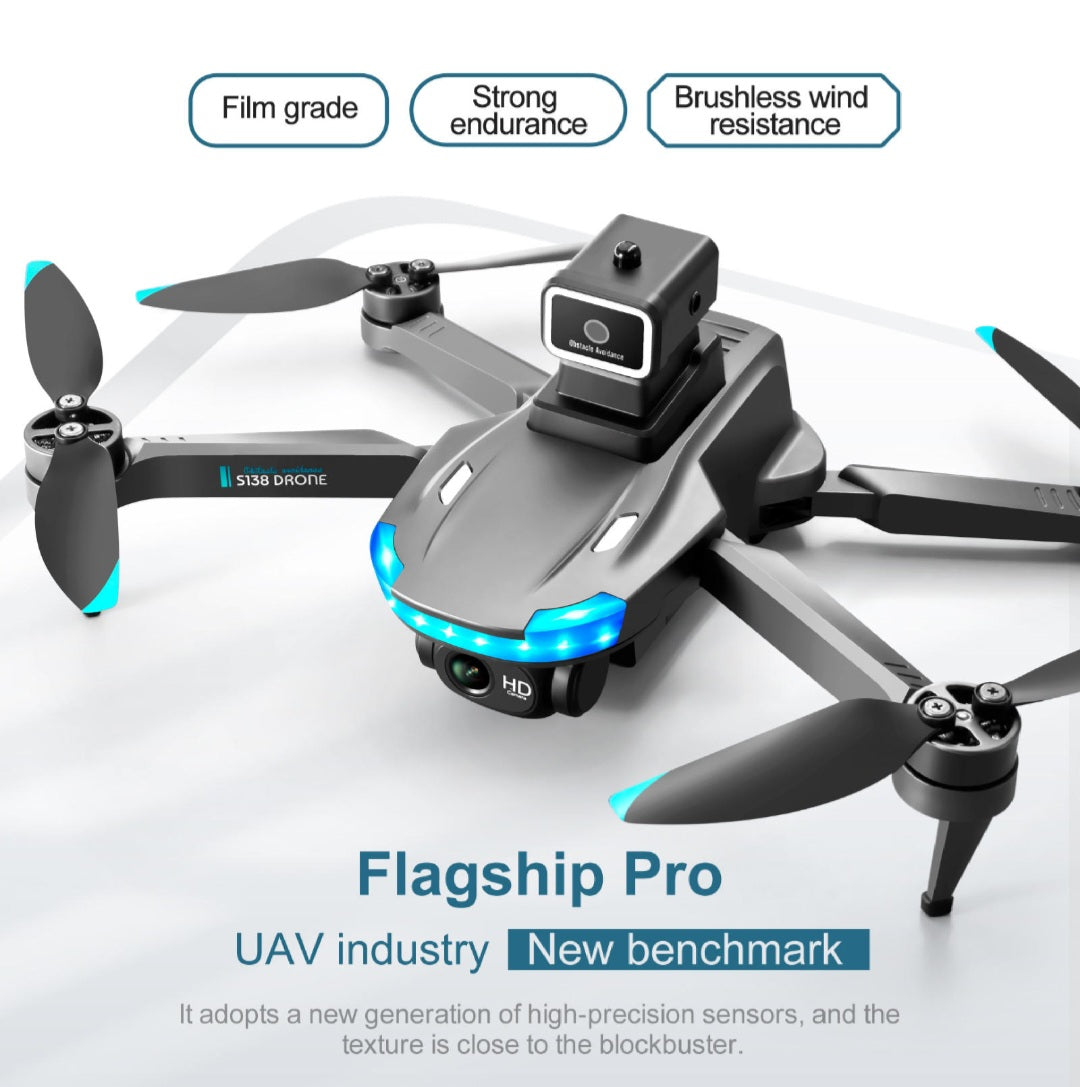 Professional Dual Camera wide Angle Obstacle Avoidence S138 Drone Gift image 6