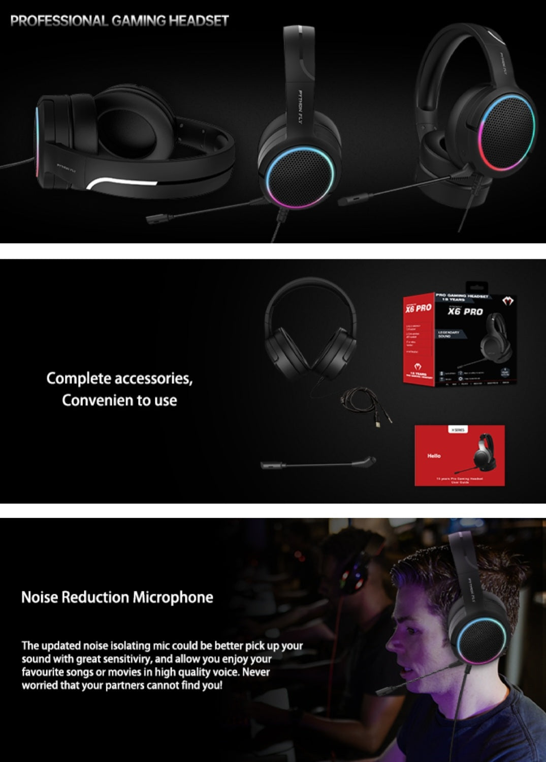 Affordable Gaming Headphone PS5, XBox, Nintendo Switch, PC image 5