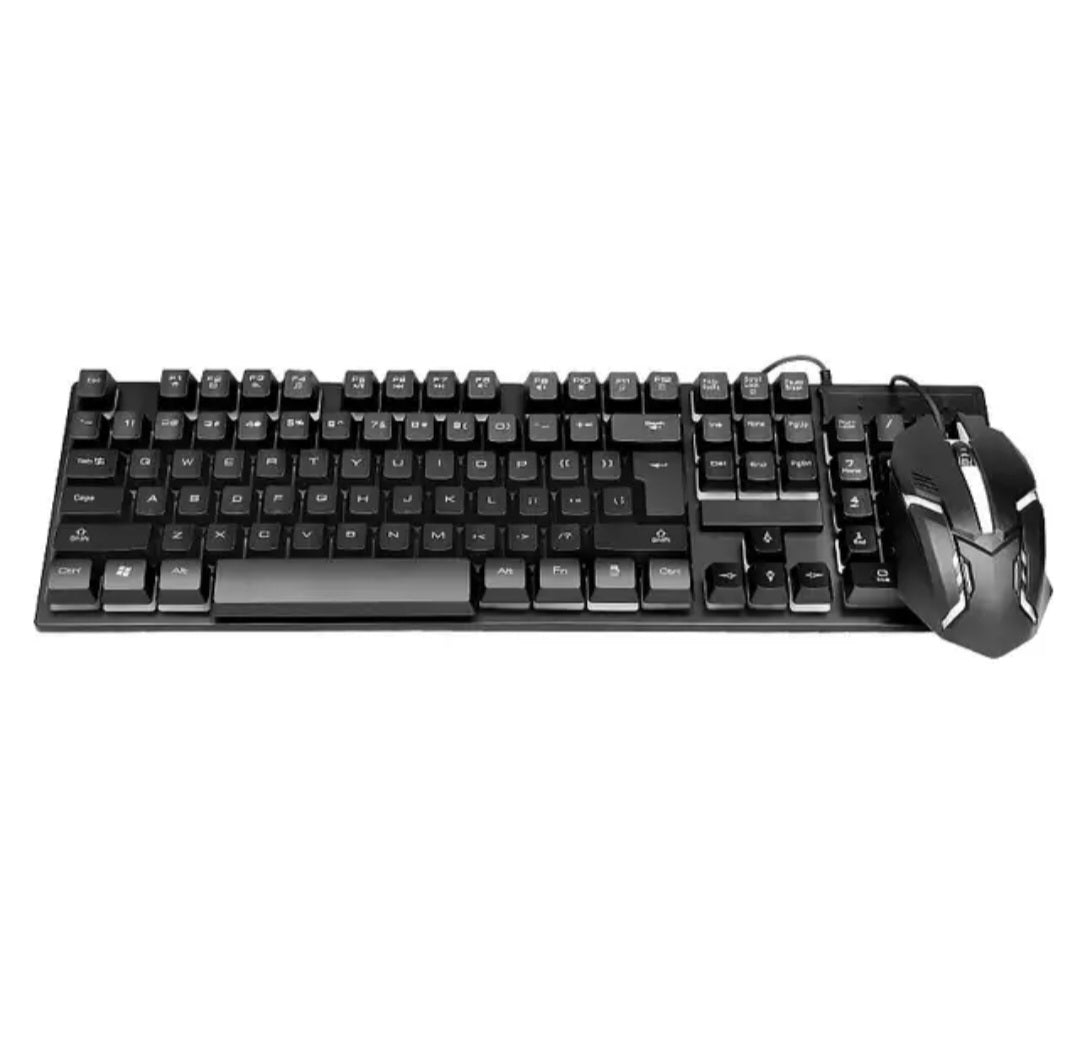 Gaming Keyboard Mouse USB Wired Backlight Keyboard Set image 2