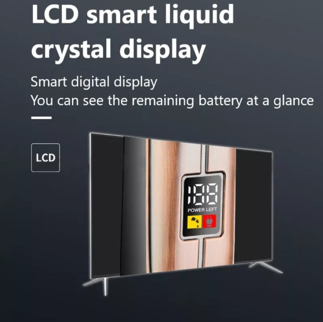 LCD Diaplay Haircut Adjustable Beard Trimming Grooming Machine for Men image 2