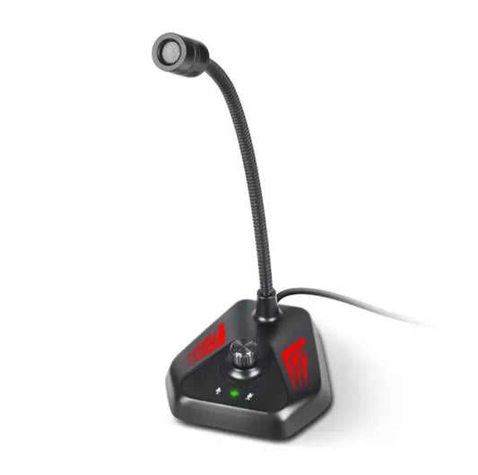RGB Gooseneck Microfone USB Gamer Meeting Mic Conference image 0