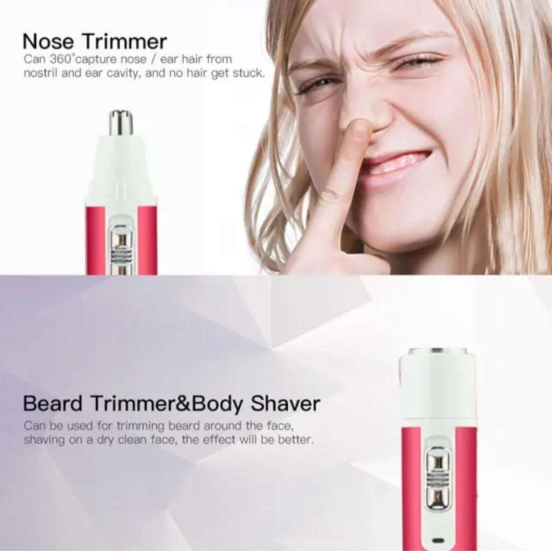 Women Electric Razor, Cordless 5-in-1 Rechargeable Bikini Trimmer Hair Remover image 3