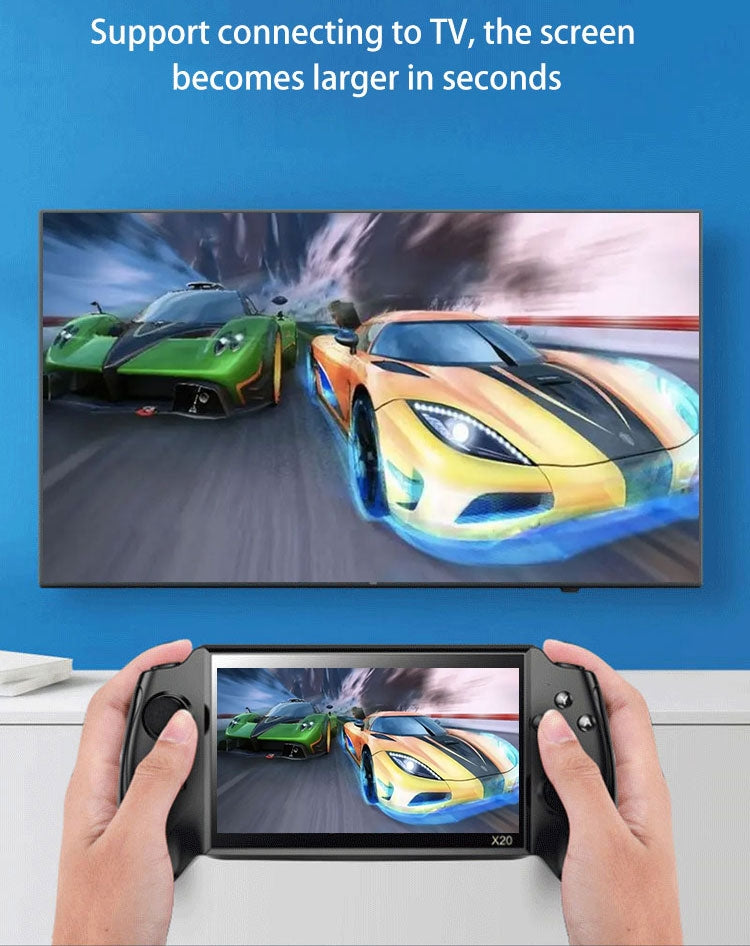 Portable Retro Handheld Video Game Console Built-in 3000 Games 7.0 Inch   image 4