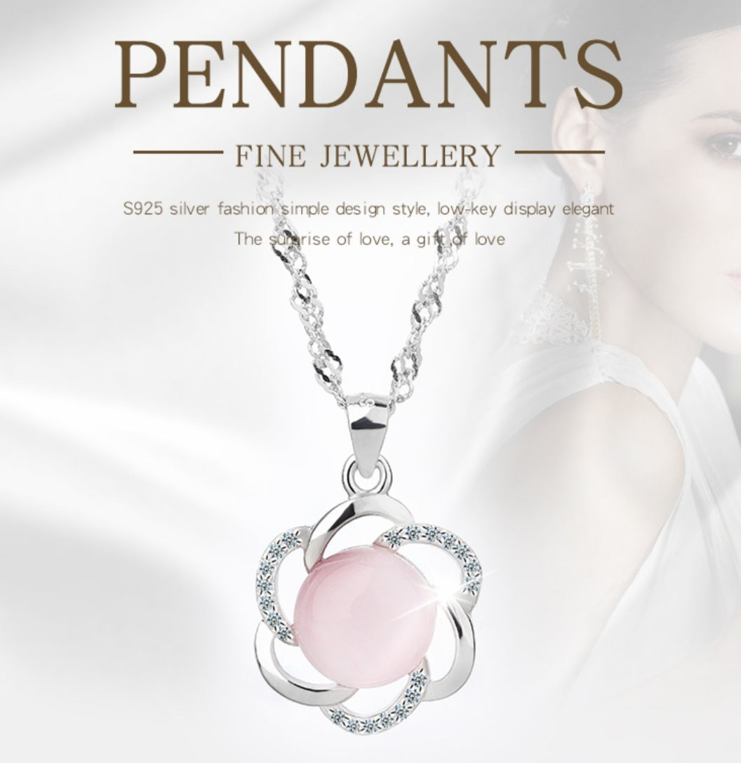 Opal Windmill Pendant Necklace Sterling Silver

 image 6