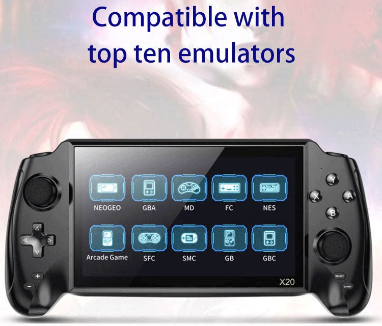 Portable Retro Handheld Video Game Console Built-in 3000 Games 7.0 Inch   image 6
