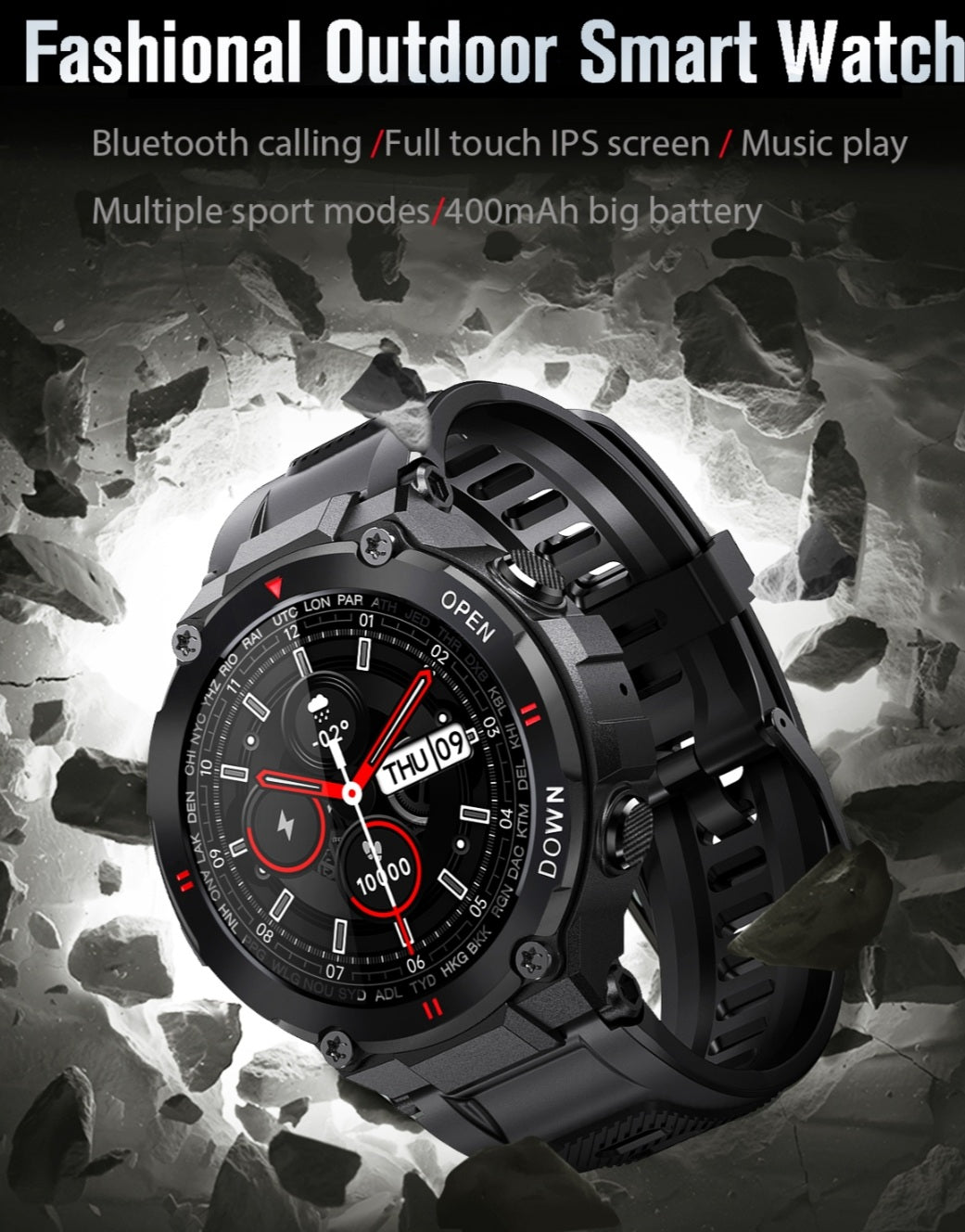 Quality Smartwatch Health Fitness Tracker IOS & Android image 4