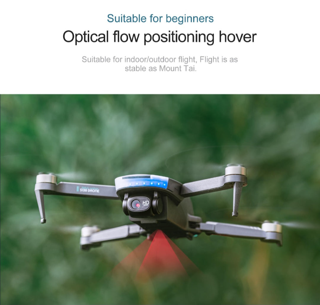 Professional Dual Camera wide Angle Obstacle Avoidence S138 Drone Gift image 1