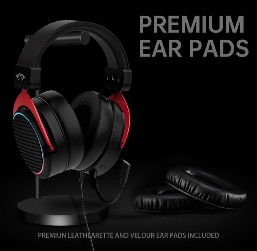 Python Fly X2 Wired 7.1 Gaming Headset Noise Reduction Portable Heavy Bass image 1