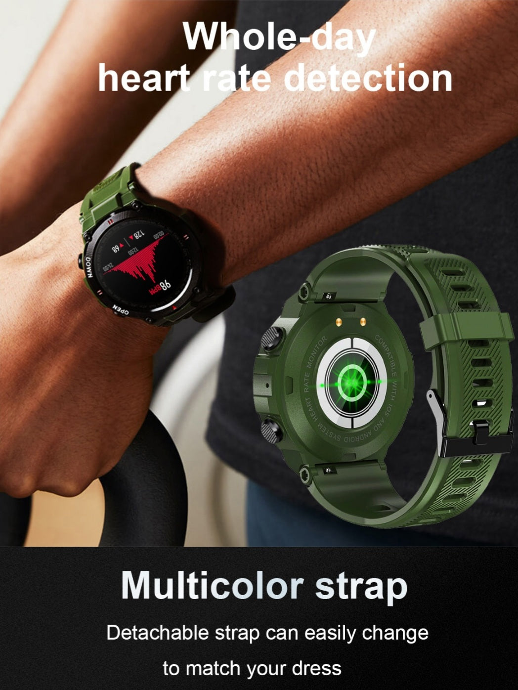 Quality Smartwatch Health Fitness Tracker IOS & Android image 8