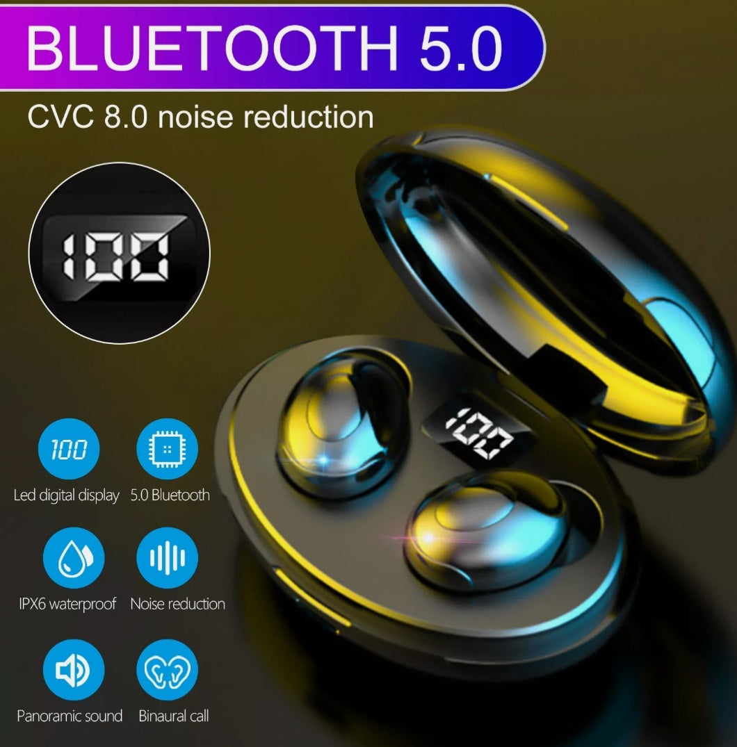 IPX6 Waterproof TWS Bluetooth 5.0 Earbuds Headset Wireless Stereo Bass image 3