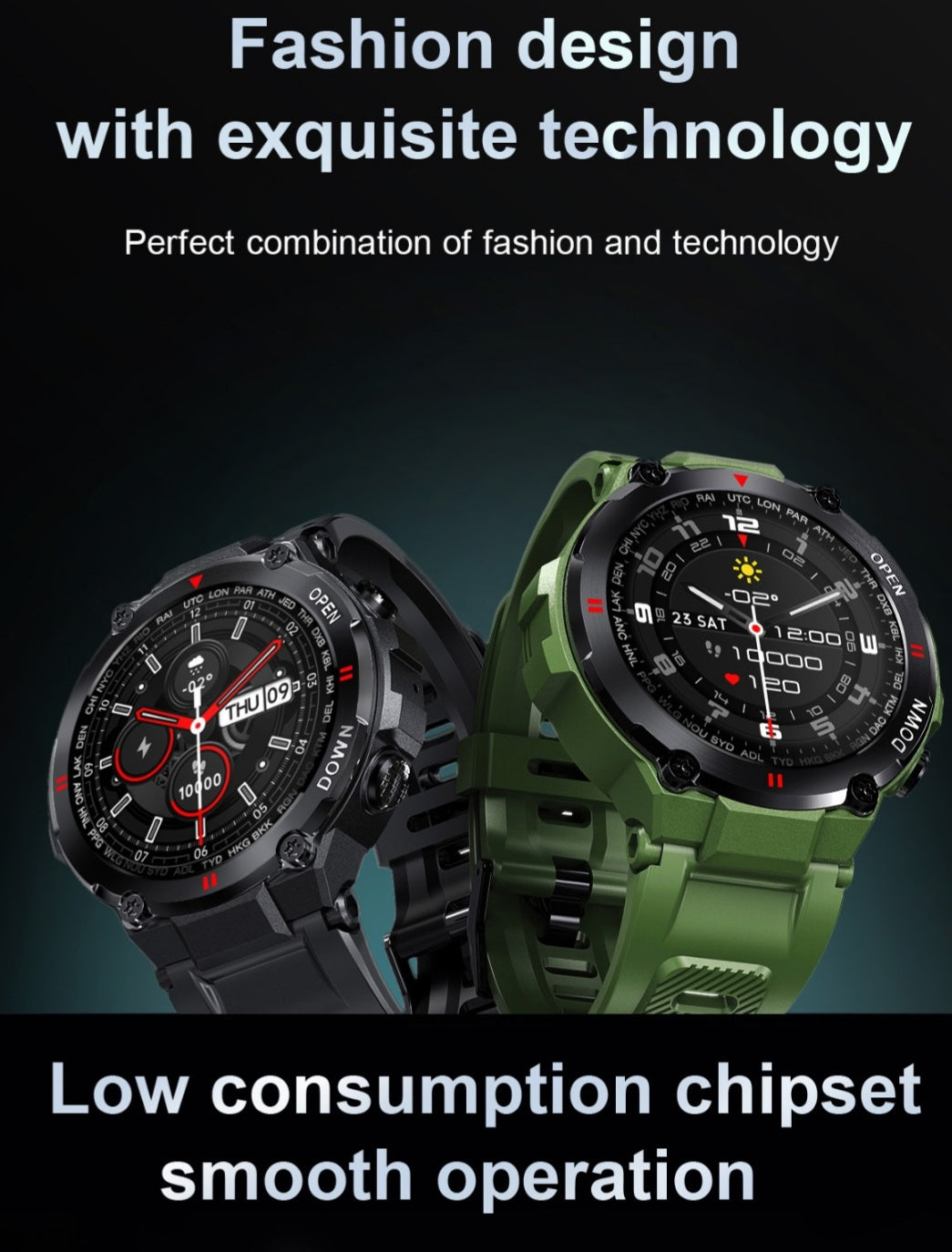 Quality Smartwatch Health Fitness Tracker IOS & Android image 7