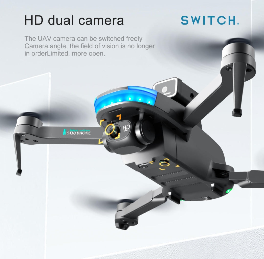 Professional Dual Camera wide Angle Obstacle Avoidence S138 Drone Gift image 10