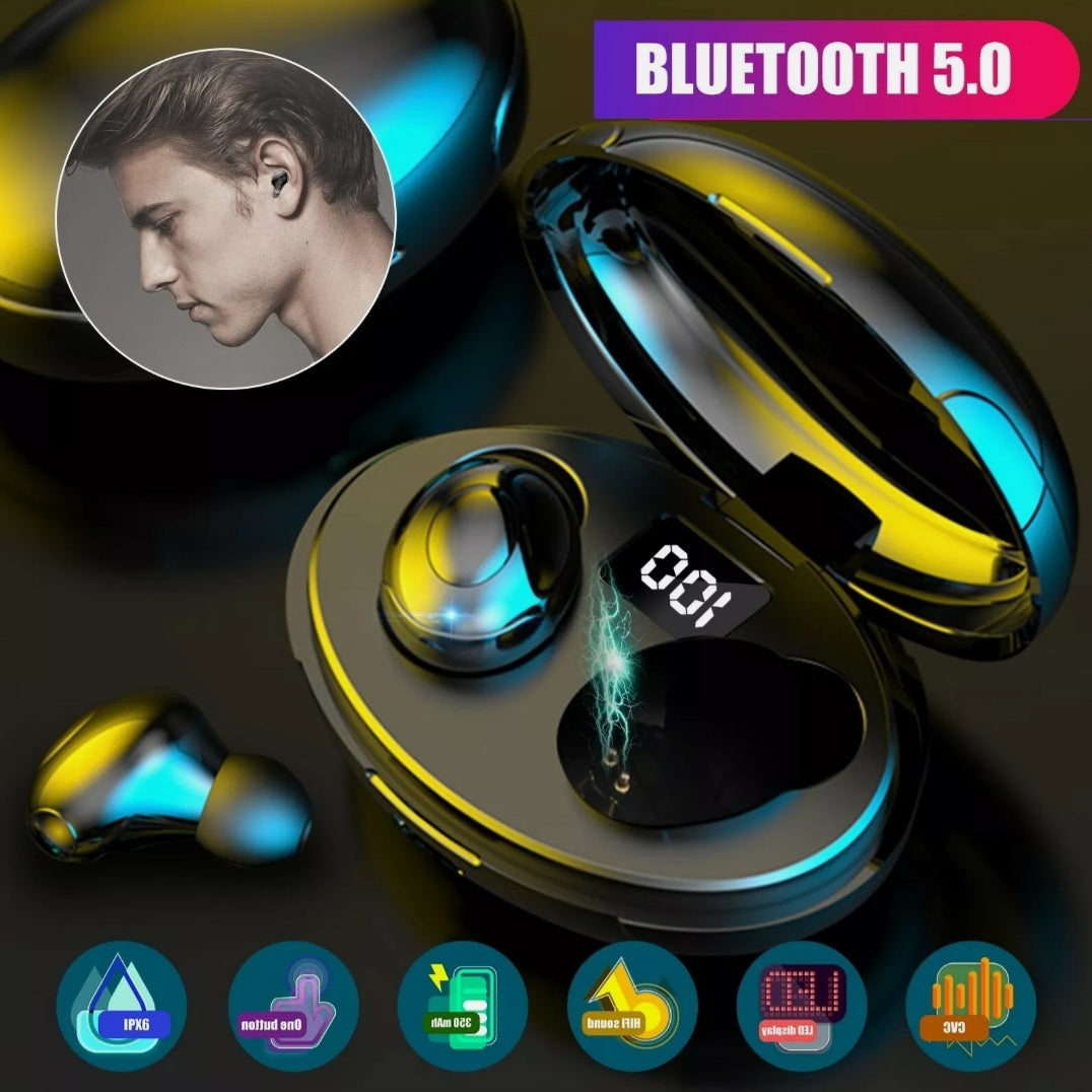 IPX6 Waterproof TWS Bluetooth 5.0 Earbuds Headset Wireless Stereo Bass image 0