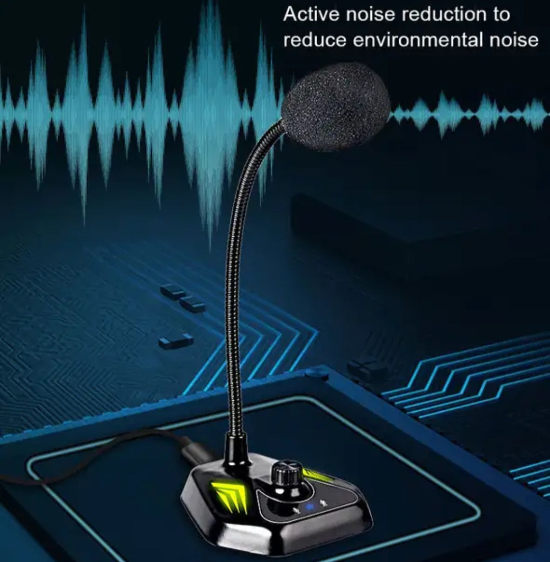 RGB Gooseneck Microfone USB Gamer Meeting Mic Conference image 6