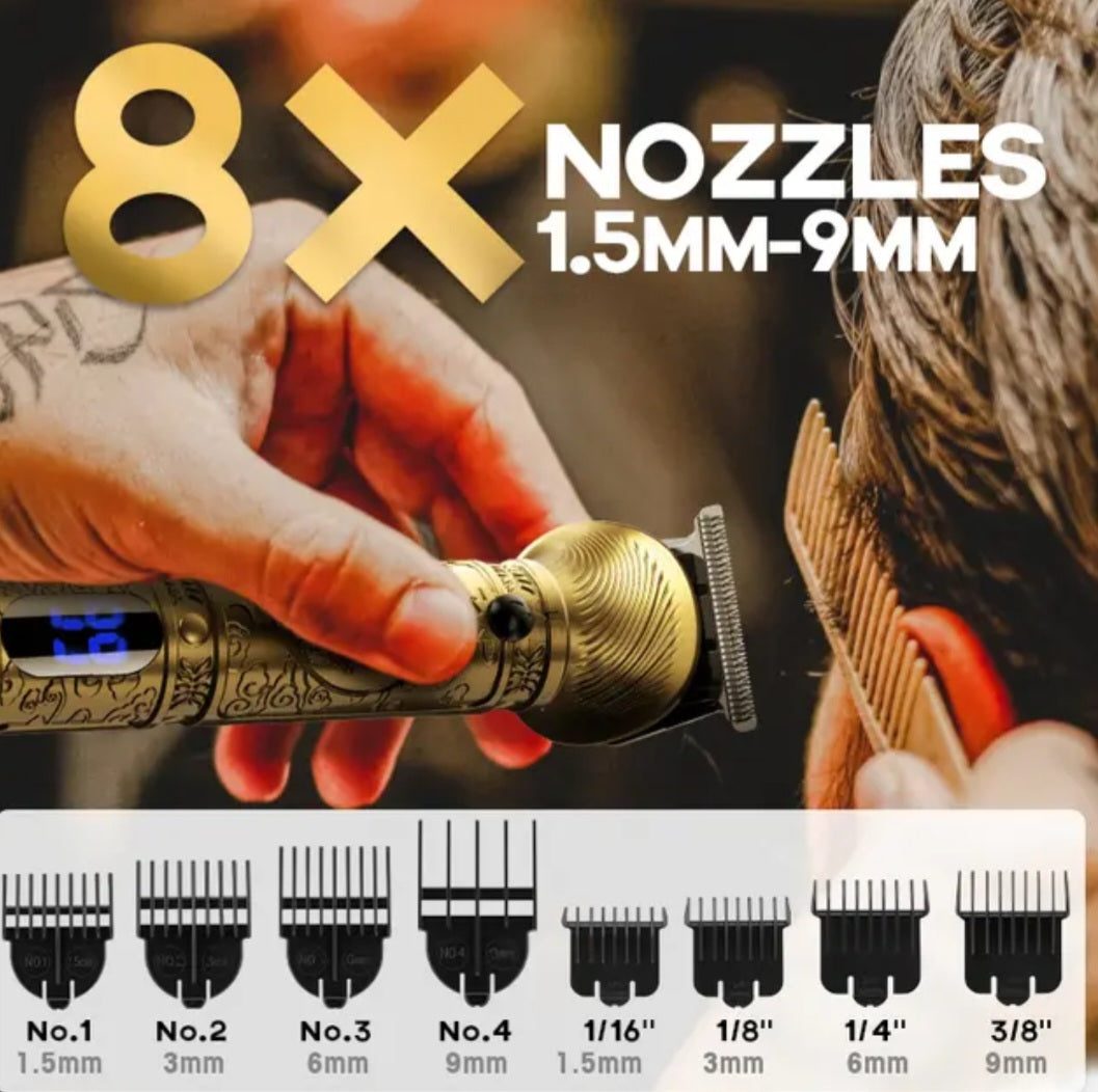 6 in 1 Beard Grooming Kit Electric Shavers, Body Nose Hair Trimmers T-Blade Clip image 8