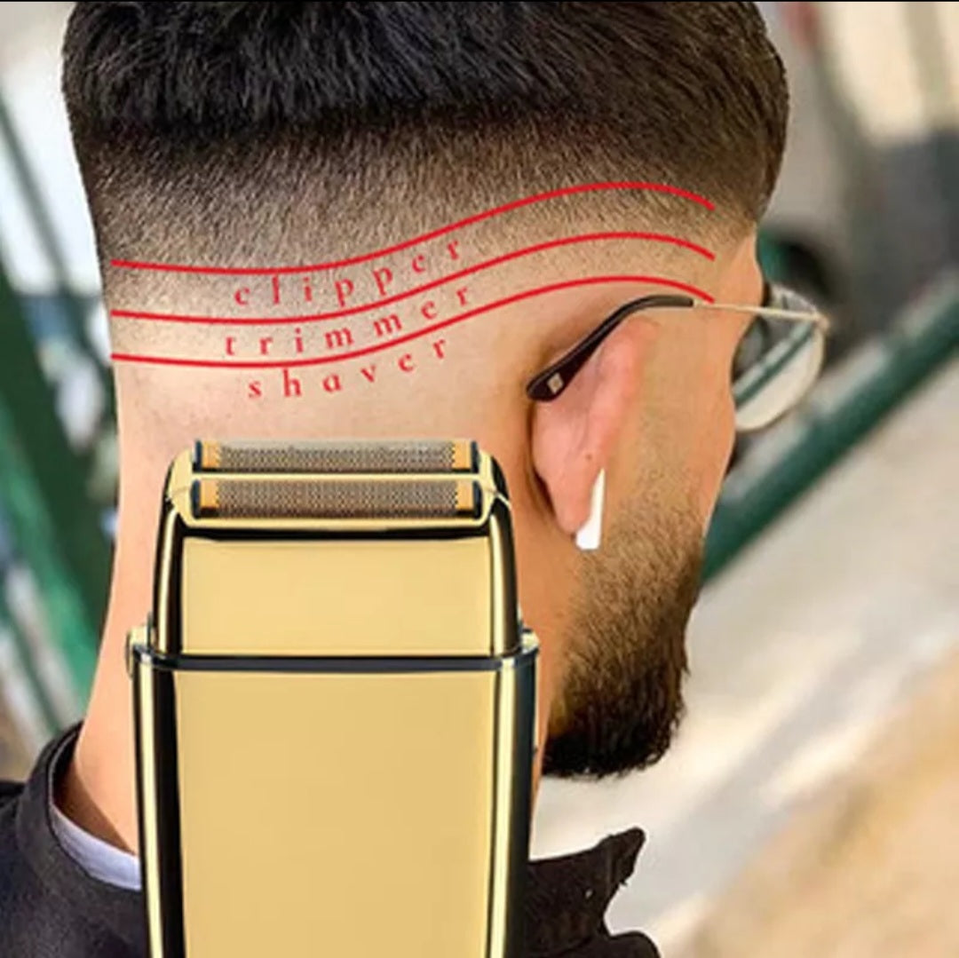 Titanium Foil Metel Head Lithium Electric Zero Shaver image 6