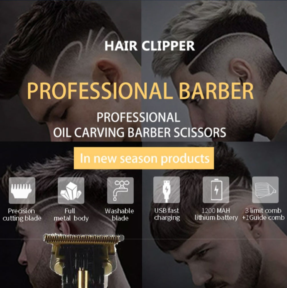 High Quality Lcd Power Display Electric Cordless Hair Beard Trimmer image 5