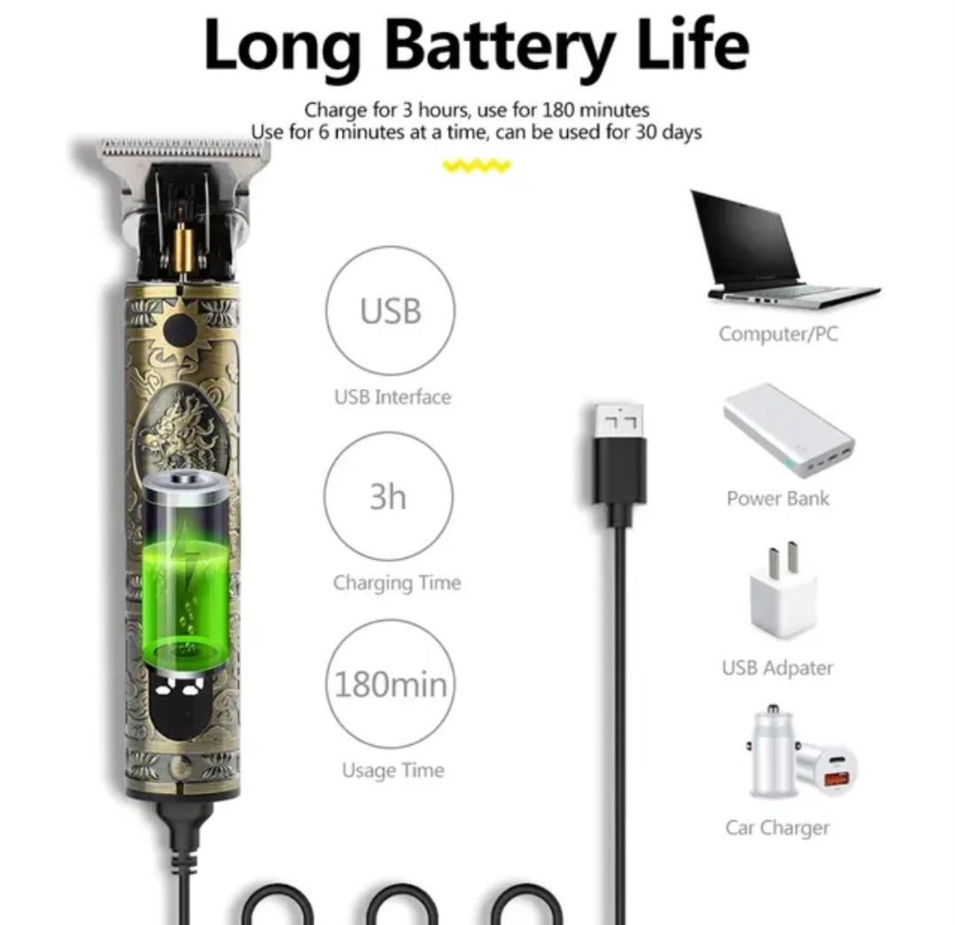 Professional Hair Clippers Cordless Beard Trimmer image 7