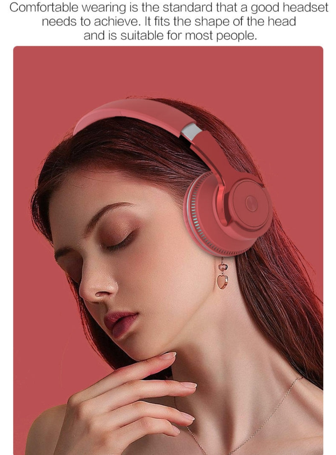 H2 Bluetooth Headphone Wireless Headset Hifi Sound image 9
