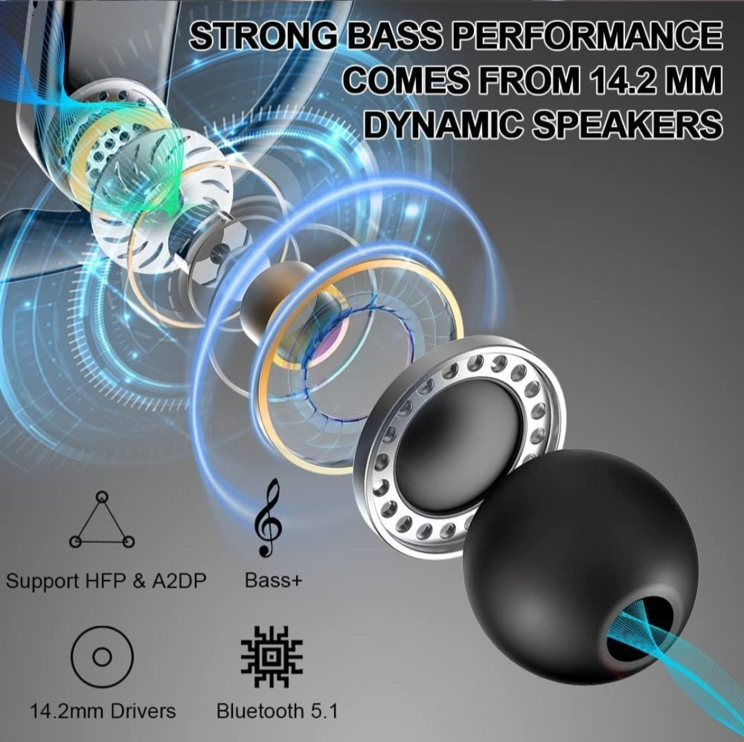 TWS Bluetooth Earbuds IP Waterproof Sport Headphone True Wireless Earhook image 6