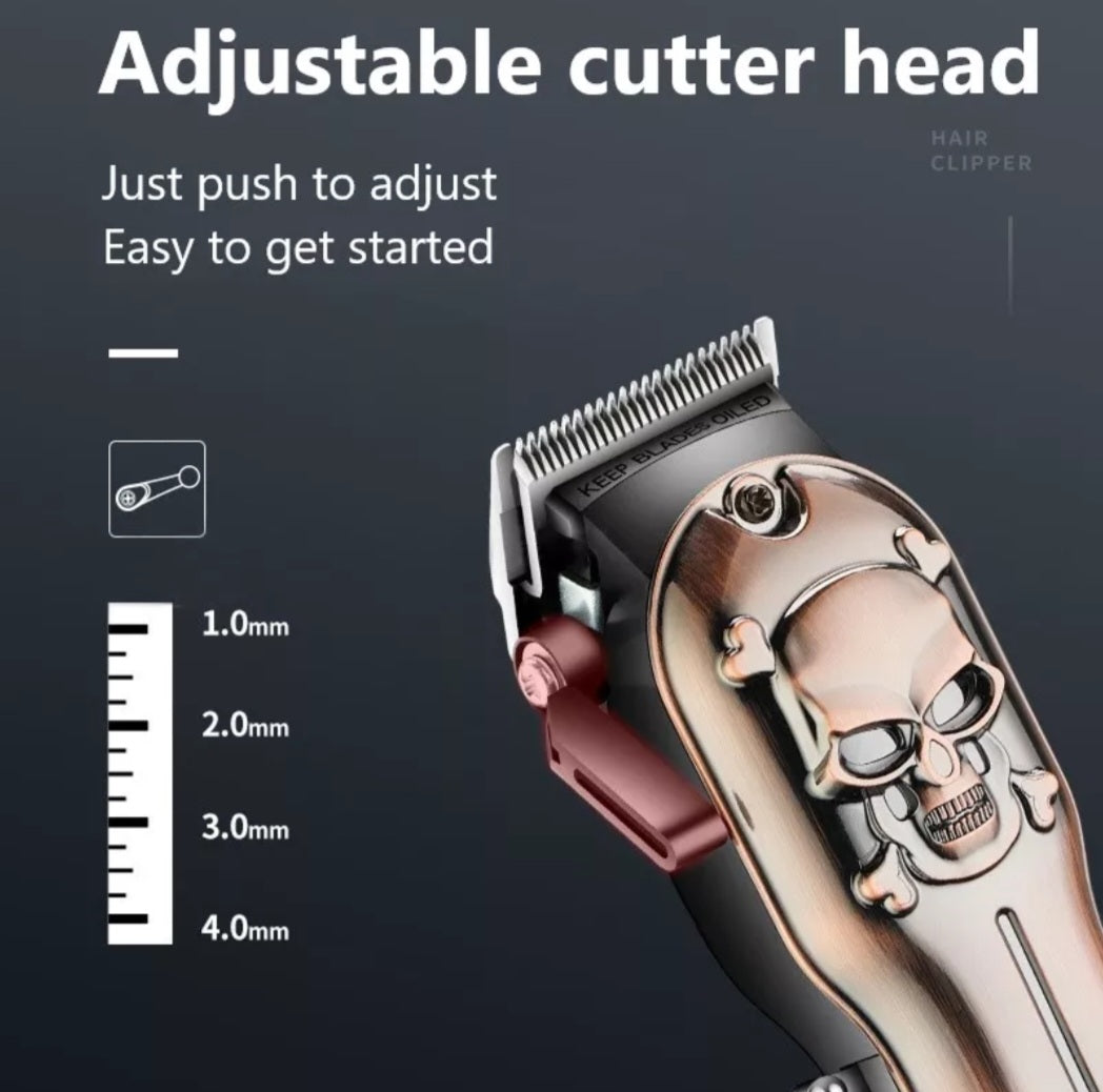 LCD Diaplay Haircut Adjustable Beard Trimming Grooming Machine for Men image 3