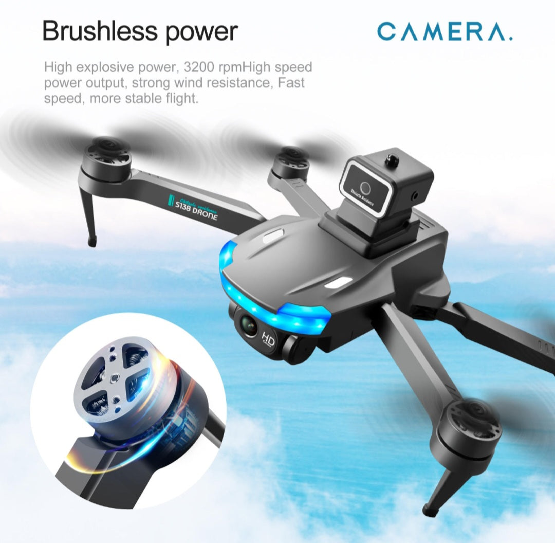 Professional Dual Camera wide Angle Obstacle Avoidence S138 Drone Gift image 11
