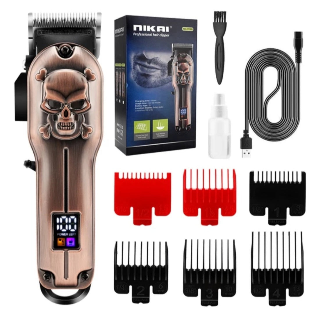 LCD Diaplay Haircut Adjustable Beard Trimming Grooming Machine for Men image 0