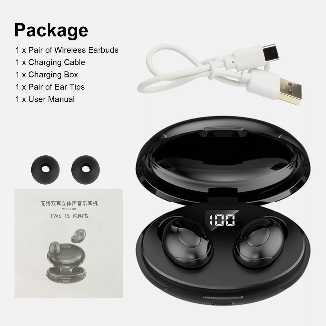 IPX6 Waterproof TWS Bluetooth 5.0 Earbuds Headset Wireless Stereo Bass image 6